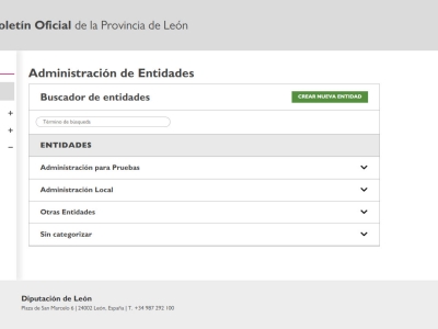 Buscador de Entidades del BOP